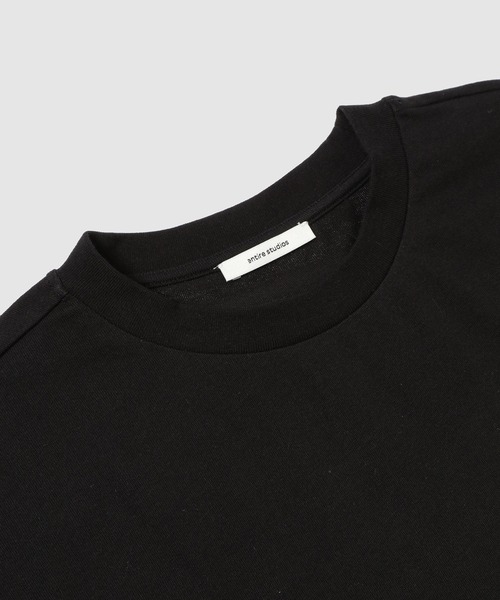 entire studios(エンタイアスタジオ)の「HEAVY BOXY TEE(Tシャツ/カットソー・メンズ・ブラウン/ブラック/ブラック系その他・XL/L/M)」の5枚目の写真