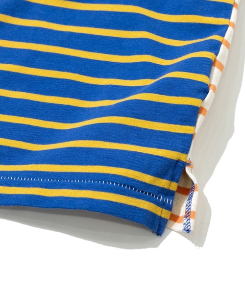 CUBE SUGAR(キューブシュガー)の「CUBE SUGAR/キューブシュガー 21/-天竺ボーダー ランタンスリーブPO(Tシャツ/カットソー・レディース・その他1・FREE)」の5枚目の写真