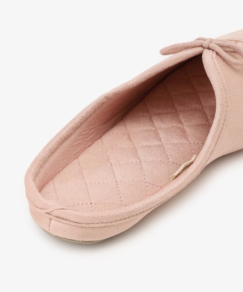 Afternoon Tea(アフタヌーンティー)の「リボンベロアルームシューズ(ルームシューズ/スリッパ・レディース・ピンク/グリーン・ONE SIZE)」の6枚目の写真