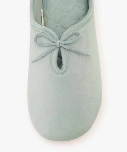 Afternoon Tea(アフタヌーンティー)の「リボンベロアルームシューズ(ルームシューズ/スリッパ・レディース・ピンク/グリーン・ONE SIZE)」の10枚目の写真