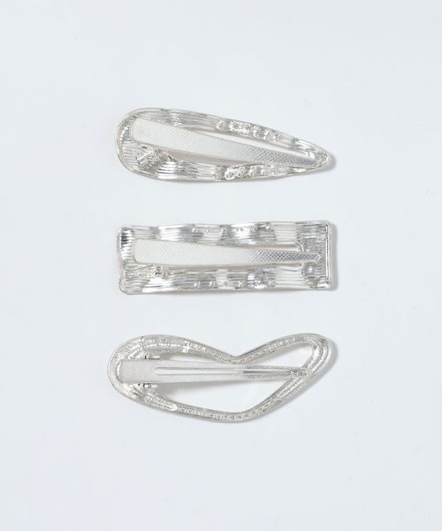 JEANASIS（ジーナシス）の「３Pニュアンスヘアピン/638857（バレッタ/ヘアクリップ・レディース・シルバー/シルバー系その他・FREE）」の3枚目の写真