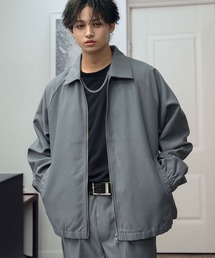 Bonjour Sagan（ボンジュールサガン）の「短丈 ワイドアーム ジップブルゾン 【セットアップ可能】（その他アウター）」