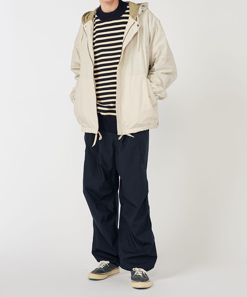 nanamica（ナナミカ）の「【nanamica / ナナミカ】Nylon Twill Hooded Jacket（ブルゾン・メンズ・ネイビー/ライトベージュ・S）」の3枚目の写真