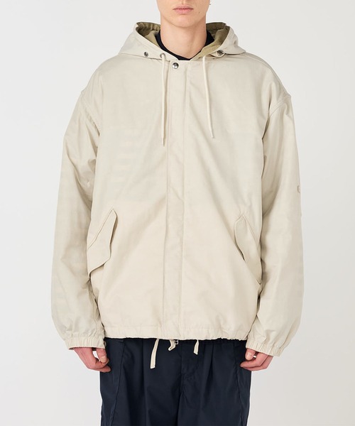 nanamica（ナナミカ）の「【nanamica / ナナミカ】Nylon Twill Hooded Jacket（ブルゾン・メンズ・ネイビー/ライトベージュ・S）」の4枚目の写真