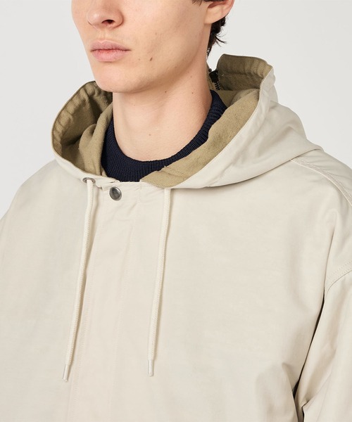 nanamica（ナナミカ）の「【nanamica / ナナミカ】Nylon Twill Hooded Jacket（ブルゾン・メンズ・ネイビー/ライトベージュ・S）」の6枚目の写真