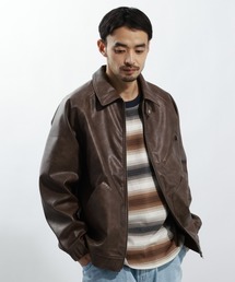 BAYFLOW（ベイフロー）の「フェイクレザージャケット（ブルゾン）」