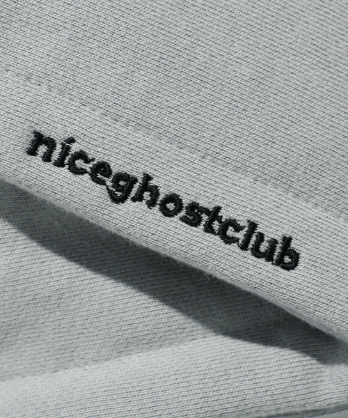 NICE GHOST CLUB(ナイスゴーストクラブ)の「BUNNYBEAR SPRAY ARTWORK HOODIE_LIGHT GREY(NG2ESUM409A)(パーカー・レディース・その他・L/S/M)」の4枚目の写真