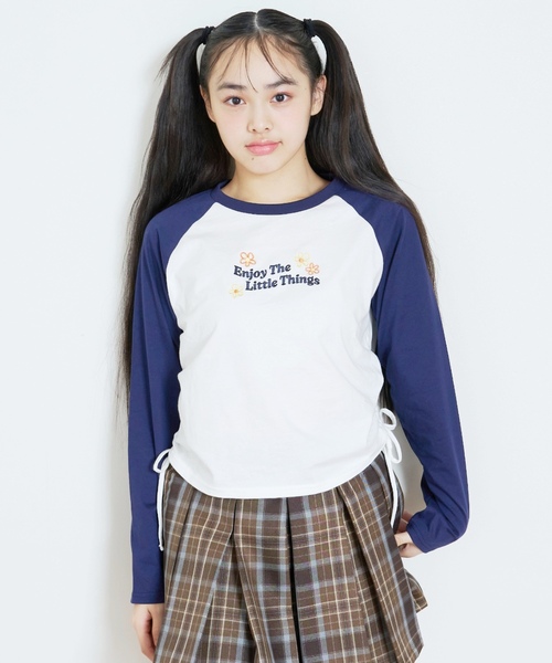 新品未使用　ラッキーインラブ　長袖トップス セール】【LTXC/綿100%】アソートラグラン長袖T（Tシャツ/カットソー