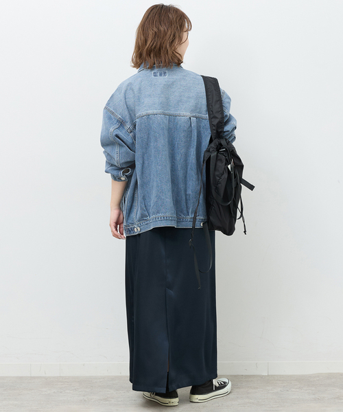 JOURNAL STANDARD relume（ジャーナルスタンダード　レリューム）の「デニムトラッカージャケット（デニムジャケット・レディース・ライトグレー/ブルー・FREE）」の14枚目の写真