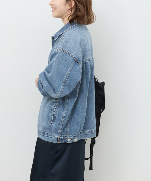 JOURNAL STANDARD relume（ジャーナルスタンダード　レリューム）の「デニムトラッカージャケット（デニムジャケット・レディース・ライトグレー/ブルー・FREE）」の17枚目の写真