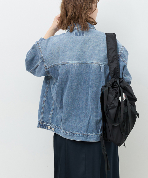 JOURNAL STANDARD relume（ジャーナルスタンダード　レリューム）の「デニムトラッカージャケット（デニムジャケット・レディース・ライトグレー/ブルー・FREE）」の18枚目の写真