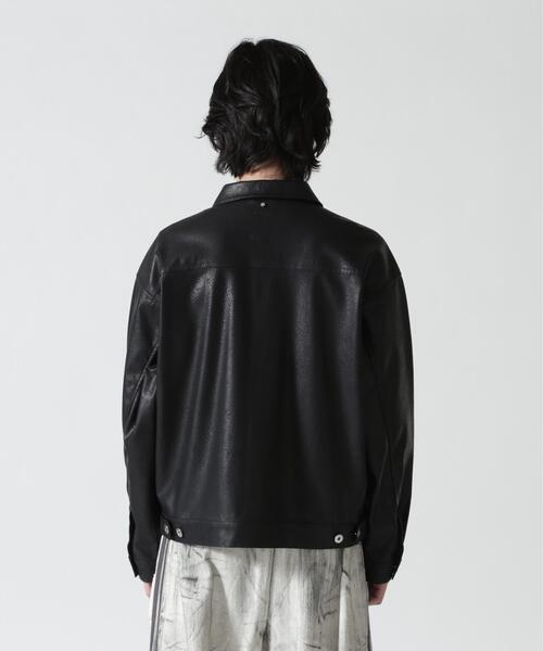 BEAVER(ビーバー)の「B omnivore/ビーオムニボー FAUX LEATHER BLOUSON(ブルゾン・メンズ・ブラック・L/M)」の16枚目の写真