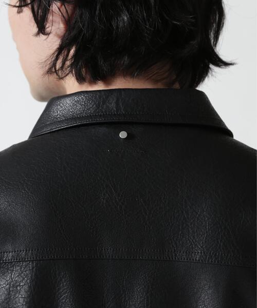BEAVER(ビーバー)の「B omnivore/ビーオムニボー FAUX LEATHER BLOUSON(ブルゾン・メンズ・ブラック・L/M)」の21枚目の写真