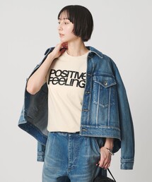 MIXTA（ミクスタ）の「【別注】＜MIXTA＞POSITIVE FEELING Tシャツ NATURAL（Tシャツ/カットソー）」