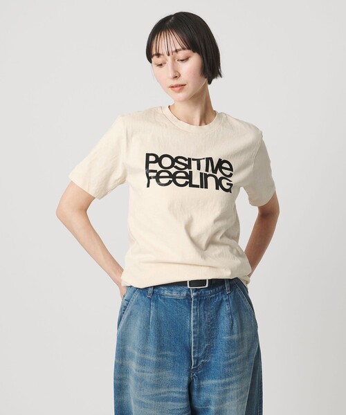 MIXTA(ミクスタ)の「【別注】<MIXTA>POSITIVE FEELING Tシャツ NATURAL(Tシャツ/カットソー・レディース・ナチュラル・S)」の12枚目の写真