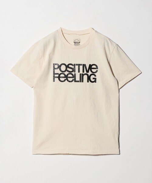 MIXTA(ミクスタ)の「【別注】<MIXTA>POSITIVE FEELING Tシャツ NATURAL(Tシャツ/カットソー・レディース・ナチュラル・S)」の4枚目の写真