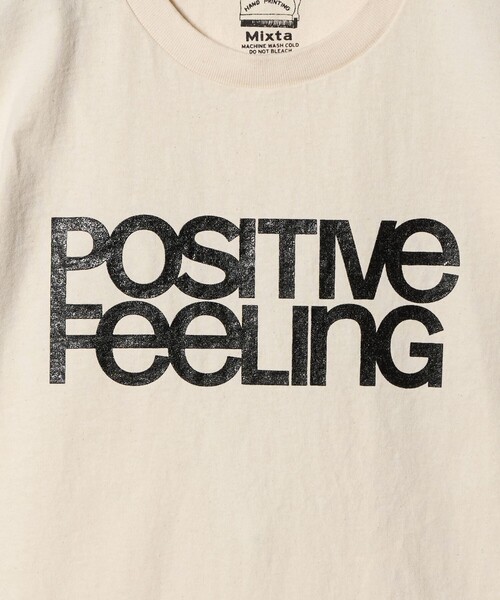 MIXTA(ミクスタ)の「【別注】<MIXTA>POSITIVE FEELING Tシャツ NATURAL(Tシャツ/カットソー・レディース・ナチュラル・S)」の8枚目の写真