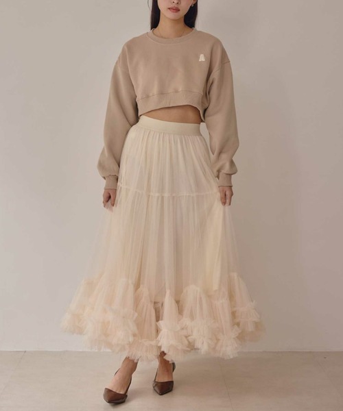 ACYM(アシーム)の「コンパクトAロゴスエット(スウェット・レディース・ベージュ・FREE)」の15枚目の写真