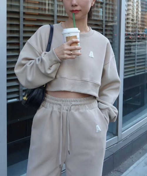 ACYM(アシーム)の「コンパクトAロゴスエット(スウェット・レディース・ベージュ・FREE)」の16枚目の写真