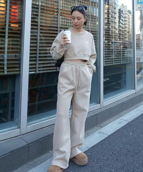 ACYM(アシーム)の「コンパクトAロゴスエット(スウェット・レディース・ベージュ・FREE)」の5枚目の写真