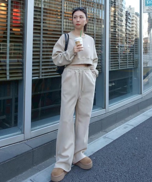 ACYM(アシーム)の「コンパクトAロゴスエット(スウェット・レディース・ベージュ・FREE)」の6枚目の写真