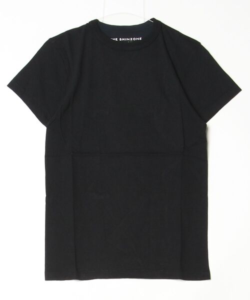THE SHINZONE（ザ　シンゾーン）の「CREW NECK TEE 14SMSCU22（Tシャツ/カットソー・メンズ・ホワイト/ブラック・FREE）」の2枚目の写真