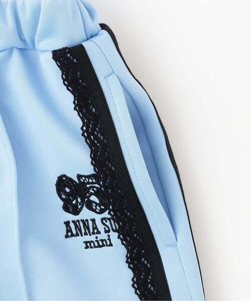 ANNA SUI mini(アナスイ・ミニ)の「スタイルアップ☆トラックパンツ【接触冷感・UVカット】(その他パンツ・キッズ・ブラック/サックスブルー・120cm/130cm/160cm/140cm)」の6枚目の写真