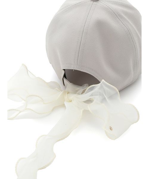 タグ付き未使用　archivoホワイトキャップ リボン付き CELFORD|NEW ERA】コラボシアーリボン付きキャップ（キャップ
