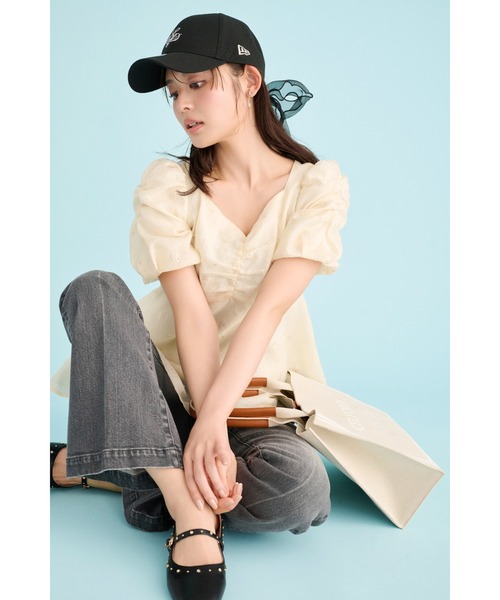 CELFORD|NEW ERA】コラボシアーリボン付きキャップ(キャップ CELFORD|NEW ERA】コラボシアーリボン付きキャップ(キャップ