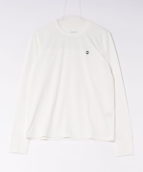 BILLABONG(ビラボン)の「BILLABONG/ビラボン ACTIVE COOL LS TEE ロンT BG013889 UT(Tシャツ/カットソー・レディース・ホワイト/ブラック・M)」の2枚目の写真