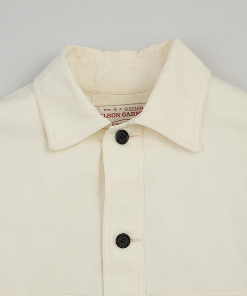 FILSON（フィルソン）の「FILSON/フィルソン 【Japan Exclusive】Mackinaw Model B : The Utility Produced by 金子恵治（ブルゾン・メンズ・オフホワイト/ブラック・X-LARGE/LARGE/MEDIUM）」の3枚目の写真