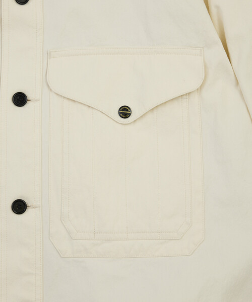 FILSON（フィルソン）の「FILSON/フィルソン 【Japan Exclusive】Mackinaw Model B : The Utility Produced by 金子恵治（ブルゾン・メンズ・オフホワイト/ブラック・X-LARGE/LARGE/MEDIUM）」の6枚目の写真