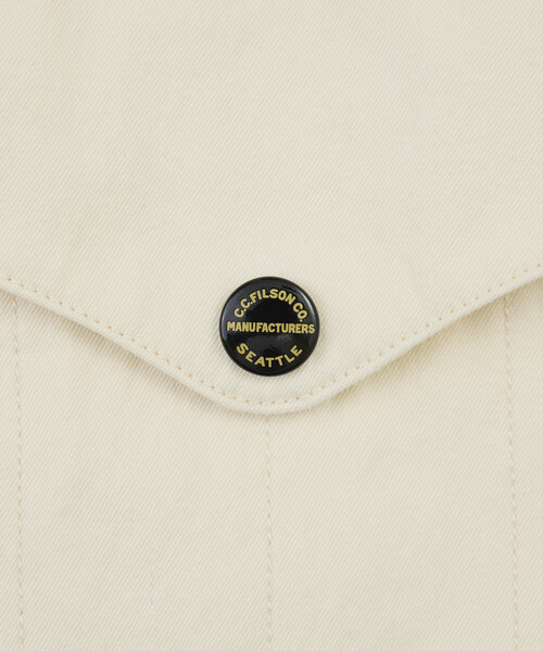 FILSON（フィルソン）の「FILSON/フィルソン 【Japan Exclusive】Mackinaw Model B : The Utility Produced by 金子恵治（ブルゾン・メンズ・オフホワイト/ブラック・X-LARGE/LARGE/MEDIUM）」の8枚目の写真