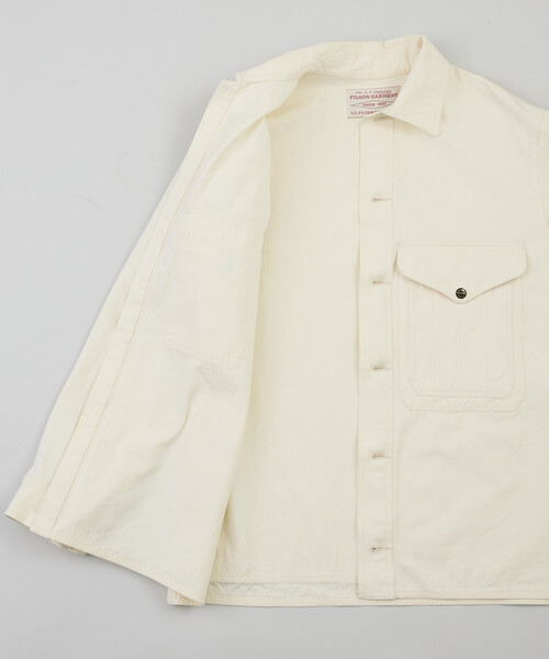 FILSON（フィルソン）の「FILSON/フィルソン 【Japan Exclusive】Mackinaw Model B : The Utility Produced by 金子恵治（ブルゾン・メンズ・オフホワイト/ブラック・X-LARGE/LARGE/MEDIUM）」の12枚目の写真