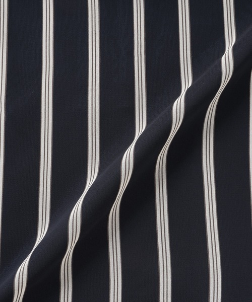 TOKYO SHIRTS(トウキョウシャツ)の「ストライプ シフォンブラウス(シャツ/ブラウス・レディース・ブルー/サックスブルー/ネイビー・M/L/LL)」の9枚目の写真