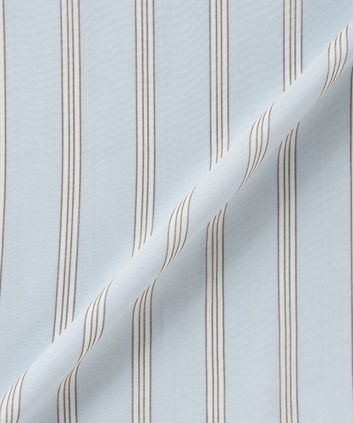 TOKYO SHIRTS(トウキョウシャツ)の「ストライプ シフォンブラウス(シャツ/ブラウス・レディース・ブルー/サックスブルー/ネイビー・M/L/LL)」の15枚目の写真