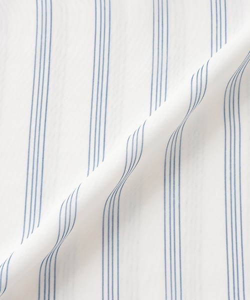 TOKYO SHIRTS(トウキョウシャツ)の「ストライプ シフォンブラウス(シャツ/ブラウス・レディース・ブルー/サックスブルー/ネイビー・M/L/LL)」の21枚目の写真