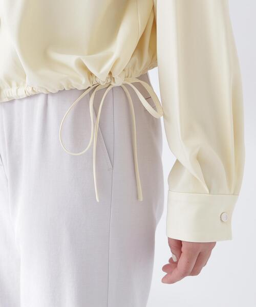 NATURAL BEAUTY BASIC(ナチュラルビューティーベーシック)の「◇ショートシャツブルゾン(ブルゾン・レディース・イエロー/オフホワイト/ネイビー・FREE)」の17枚目の写真
