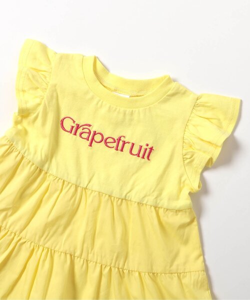 apres les cours(アプレレクール)の「【リンク】フルーツロゴティアードワンピース(ワンピース・キッズ・レッド/イエロー/ミント/ラベンダー・140/130/120/110/100/90/80)」の11枚目の写真