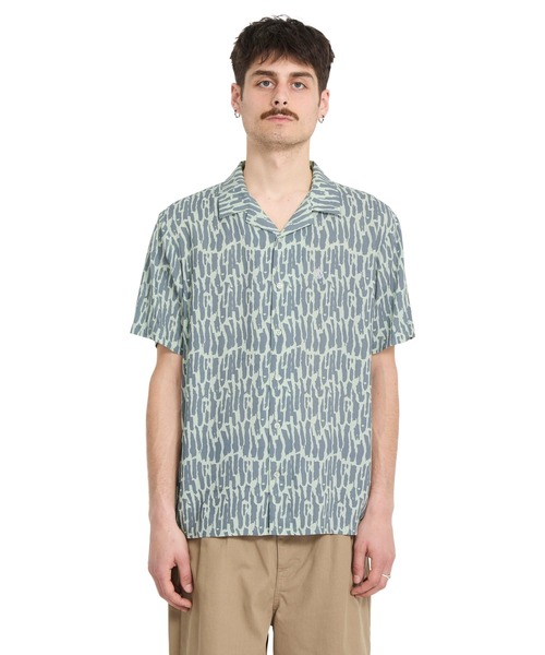 VOLCOM（ボルコム）の「VOLCOM メンズ BOLDSTONE SS 半袖シャツ 【2026年春夏モデル】（シャツ/ブラウス・メンズ・ブラック系その他/ブルー系その他・X-LARGE/LARGE/MEDIUM/SMALL）」の8枚目の写真