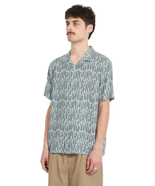 VOLCOM（ボルコム）の「VOLCOM メンズ BOLDSTONE SS 半袖シャツ 【2026年春夏モデル】（シャツ/ブラウス・メンズ・ブラック系その他/ブルー系その他・X-LARGE/LARGE/MEDIUM/SMALL）」の10枚目の写真