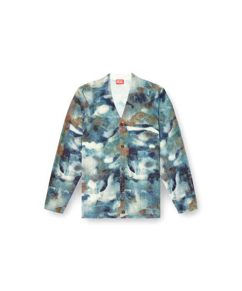 DIESEL(ディーゼル)の「ウィメンズ M-ILLUM-CARDIGAN(カーディガン/ボレロ・レディース・ネイビー・LARGE/SMALL/MEDIUM)」の6枚目の写真