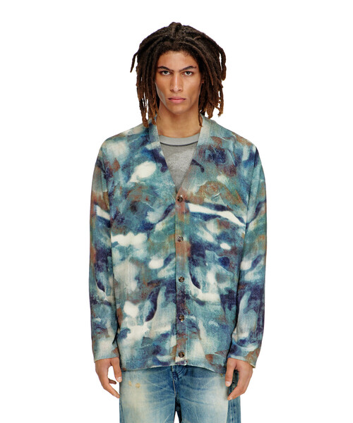 DIESEL(ディーゼル)の「ウィメンズ M-ILLUM-CARDIGAN(カーディガン/ボレロ・レディース・ネイビー・LARGE/SMALL/MEDIUM)」の7枚目の写真