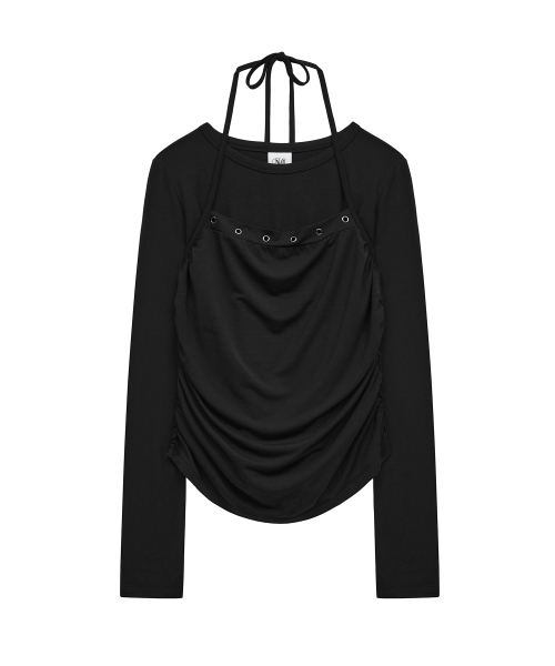 Midnight Move(ミッドナイトムーブ)の「sl ey t (black)(Tシャツ/カットソー・レディース・その他・FREE)」の6枚目の写真