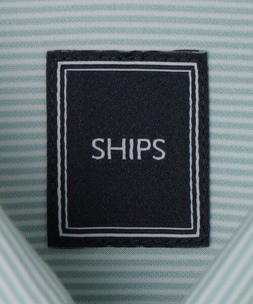 SHIPS(シップス)の「SHIPS: ジャージー ロンドン ストライプ ワンピースカラー シャツ(Tシャツ/カットソー・メンズ・ネイビー/スカイブルー・SMALL/MEDIUM/LARGE/X-LARGE)」の21枚目の写真