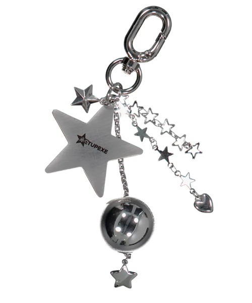 SETUP-EXE(セットアップイーエックスイー)の「◇SETUPEXE◇ブランド直輸入正規品/スター キーリング.001 STAR KEYRING.001(シューズ小物/雑貨・レディース・シルバー・FREE)」の1枚目の写真