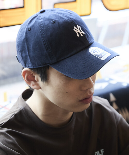 FREAK'S STORE(フリークスストア)の「’47/フォーティーセブン 限定展開 '47 クリーンナップ ベースランナー ニューヨーク・ヤンキース / BASE RUNNER '47 CLEAN UP(キャップ・メンズ・ベージュ/ネイビー/チャコールグレー/ブラック・フリ-)」の18枚目の写真