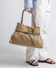 VIOLAd'ORO（ヴィオラドーロ）の「【VIOLAd'ORO/ヴィオラドーロ】ドロスト ナイロントートバッグ BIANCA Lサイズ made in japan（トートバッグ）」