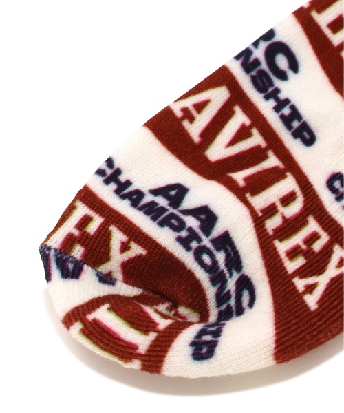 AVIREX（アヴィレックス）の「A.A.R.C ALL‐OVER SOCKS / エアレーシングクラブ ソックス / AVIREX / アヴィレックス（ソックス/靴下・メンズ・オフホワイト・FREE）」の5枚目の写真
