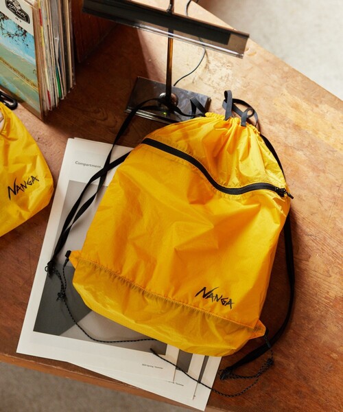 NANGA（ナンガ）の「NANGA/ナンガ Fibermax TUL KNAPSACK ナップサック（バックパック/リュック・メンズ・グレー/ブラック/イエロー・ONE SIZE）」の3枚目の写真
